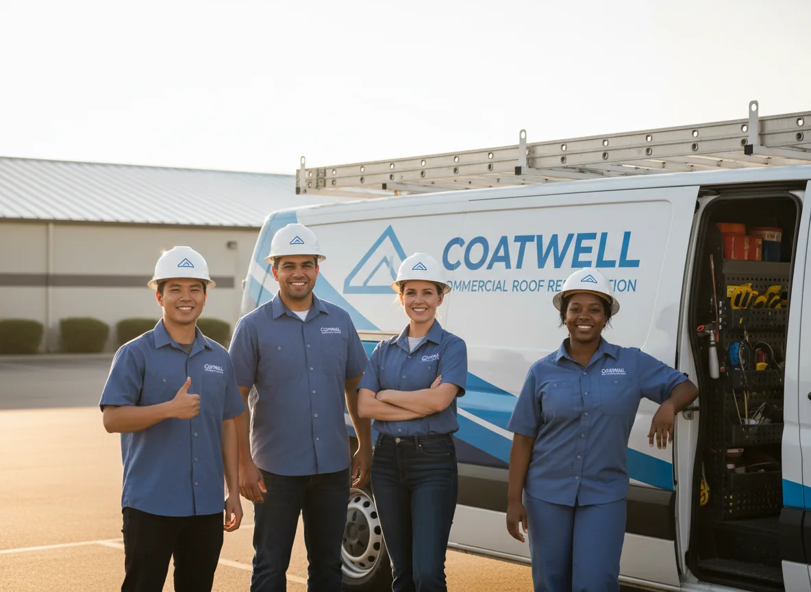 Commercial roof coating company in Merritt, MI